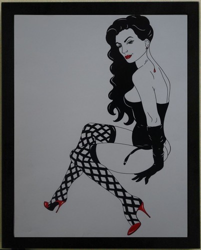Dessin encre curiosa - dessin,