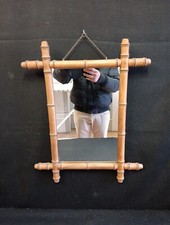 Ancien miroir cadre bois