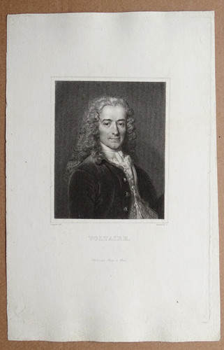 Voltaire gravure originale - voltaire,
