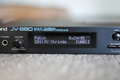 Roland 880 display - roland,