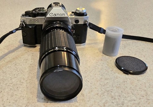 Canon ae1 program 35mm film - canon,