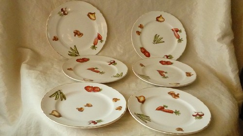 Assiettes dessert en - 6, a