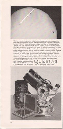 Questar vintage magazine - vintage, ad