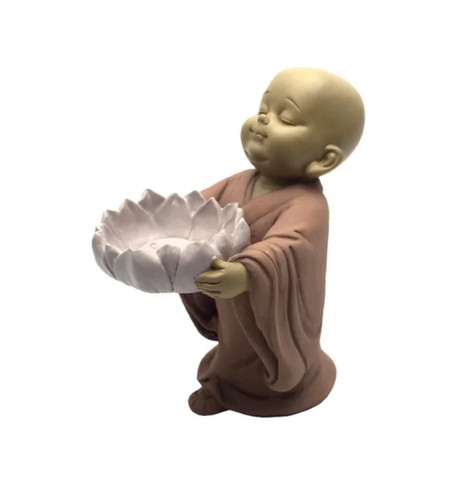 Bougeoir bébé bouddha tenant - bougeoir,