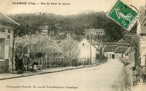 Carte clairoix rue pont de - carte,