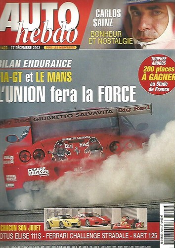 Auto hebdo 1423 sainz - auto, n°1423