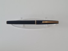 Stylo plume or WATERMAN  CONCORDE noir et plume en or 18 cts 750