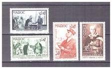 MAROC   .   N  °  335 / 338  .  SERIE   LYAUTEY     NEUVE     *   .   SUPERBE .
