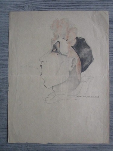 Caricature originale ancienne