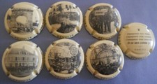 lot de 7 capsules de champagne
