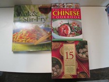 Lot of 3  Chinese Cook Books