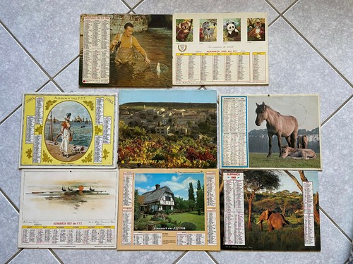 Lot almanach facteur 1982 - almanach,