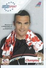 cyclisme  CP  Autographe  "RICHARD VIRENQUE"