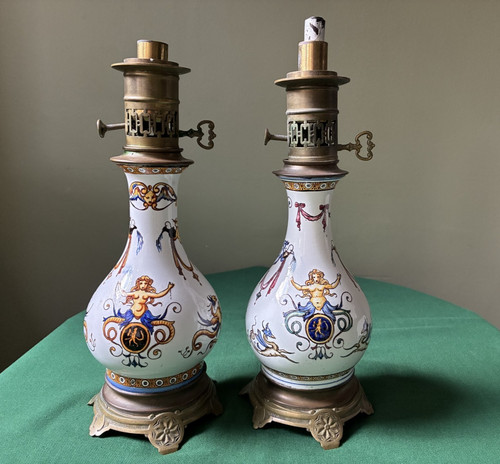 Paire lampes pétrole - paire,