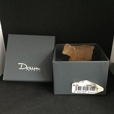 Figurine mouton ambre Daum