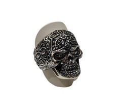 Bague Tête De Mort En Argent