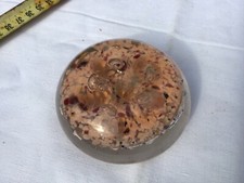 Sulfure Vintage Boule Presse-Papier Art Déco Bureau Collection Objets du XXème 