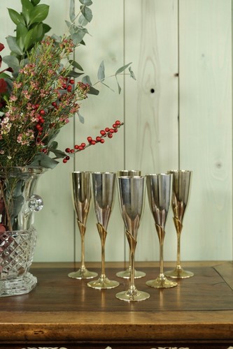 Flûtes champagne vintage - flûtes, à
