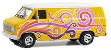 GREENLIGHT - Van de 1976 couleur jaune sous blister – Vannin – CHEVROLET G20 ...