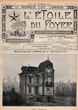 REVUE - L'ETOILE DU FOYER  - 1907 - MAISON CONSTRUITE A  ROUEN