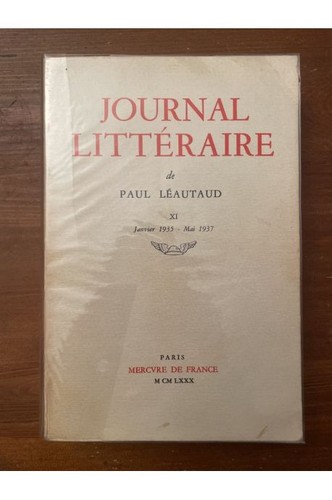 Journal littéraire tome - journal,