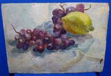 Tableau Huile Nature Morte aux