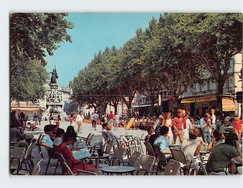 Postcard place l horloge - l,