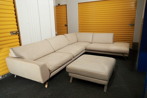 Roche bobois leather - roche, sectional