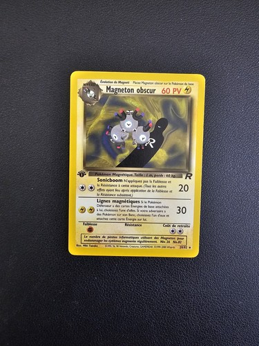 Carte pokémon magneton obscur - pokémon,