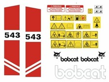 Bobcat 543 Stickers Adhésifs Kit Complet