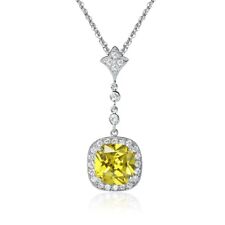 Argent Sterling Jaune Zircone