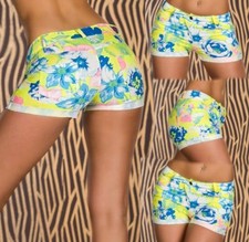 SeXy Miss Femmes Girly Short Hot Pant Court 36 L 38 XL 40 Fleurs