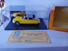 1/43 CITROËN DS 19 DÉCOUVRABLE AEAT 1958 BOITE VITRINE CERTIFICAT ATLAS