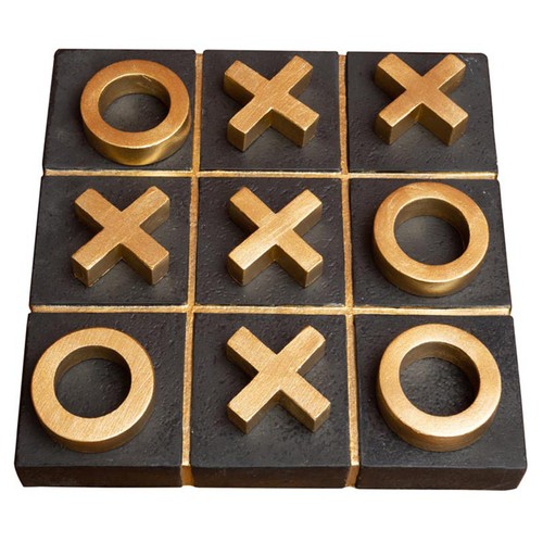 Jeu oxo décoratif - décoratif, en