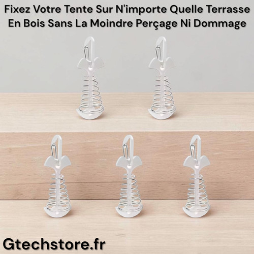Piquet tente fixation à - de,