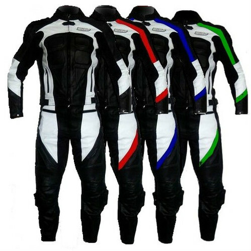 Combinaison moto cuir - combinaison, en