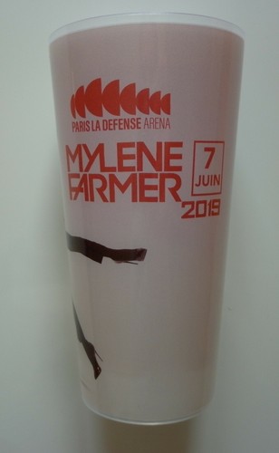 Mylene farmer verre - mylene, gobelet