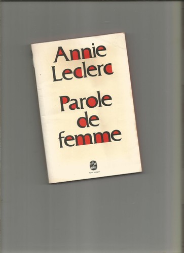 Parole femme annie - de,