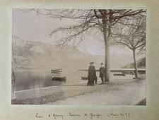 Lac d'Annecy 1903 + groupe des