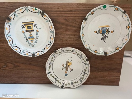 Lot assiettes anciennes - lot,