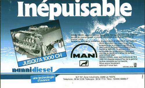 Publicité ancienne nautisme