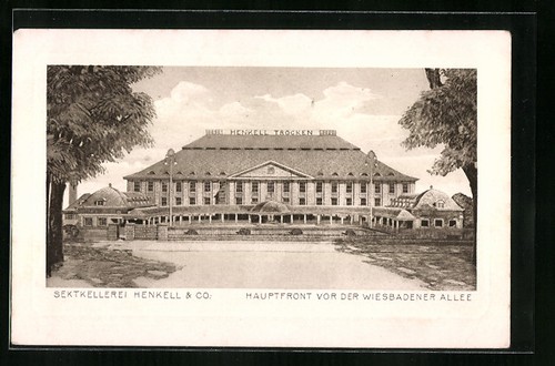 Carte postale wiesbaden cave - wiesbaden,,