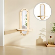  2 Pcs Étagères Murales En Bois Support De Plante À Porte-plante Suspendu