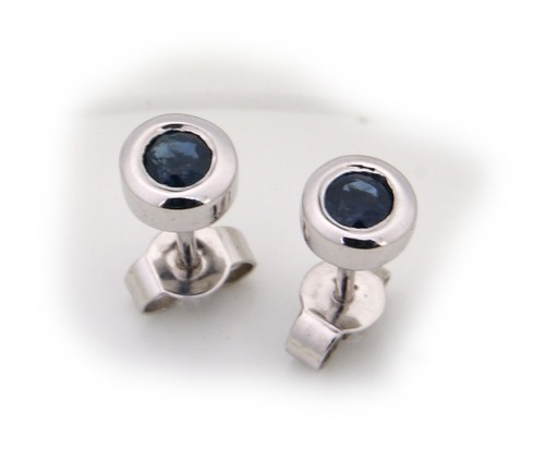 Boucles oreilles saphir - boucles,