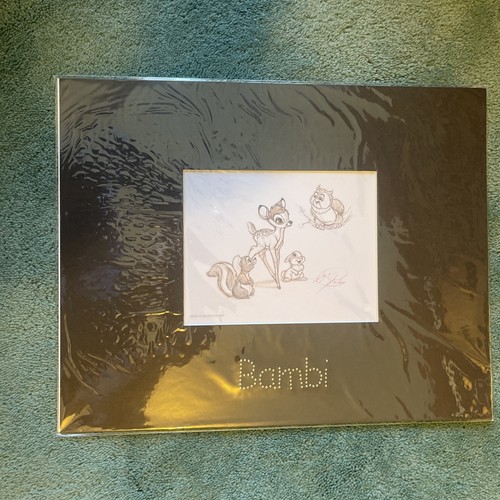 Swarovski bambi lithograph - bambi,
