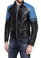 Blouson moto motard homme en