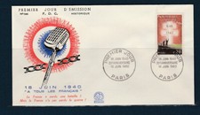 enveloppe 1er jour De Gaulle