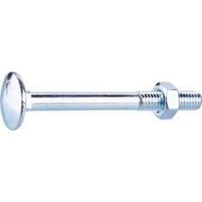 Lot 4 boulon japy ° 6 x 60 mm tête ronde collet carré trcc acier zingué FIXPRO