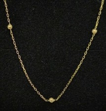 Collier Or 18K 750 Mls. Avec 7