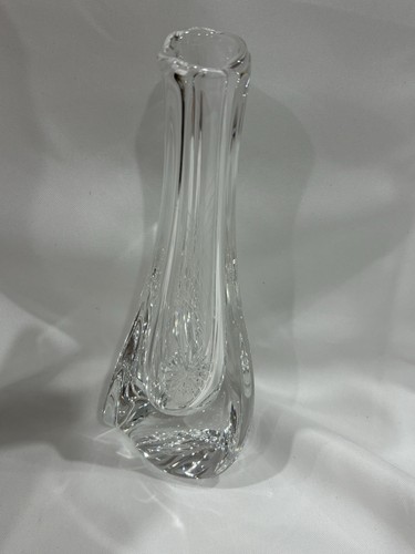 Vase soliflore cristal - cristal, signé